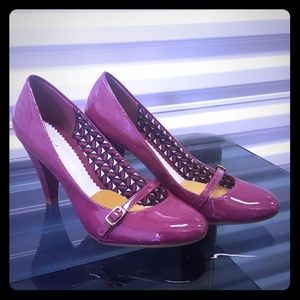 Purple Patent Leather Pump